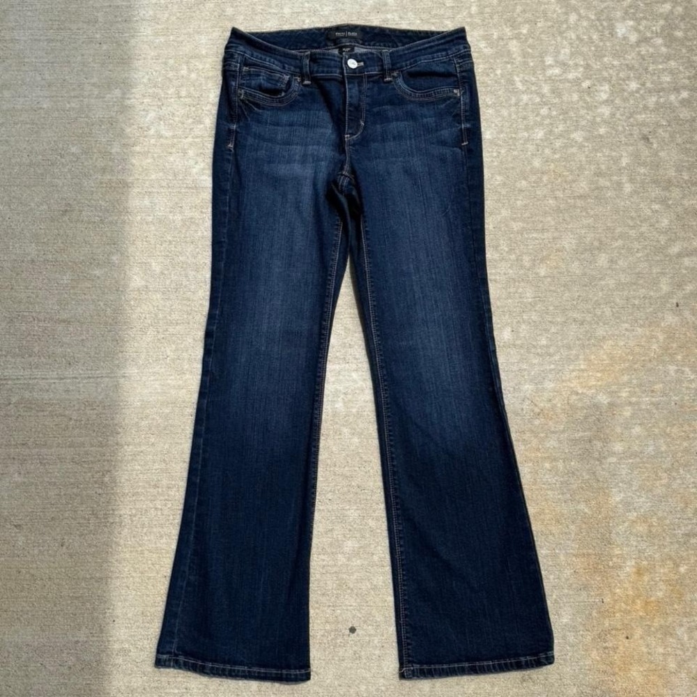 White House Black Market navy bootcut jeans  Size 6